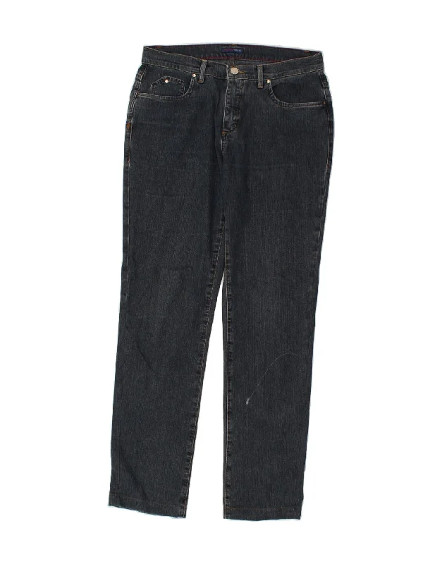 TRUSSARDI Womens Slim Jeans W31 L30 Navy Blue Cotton