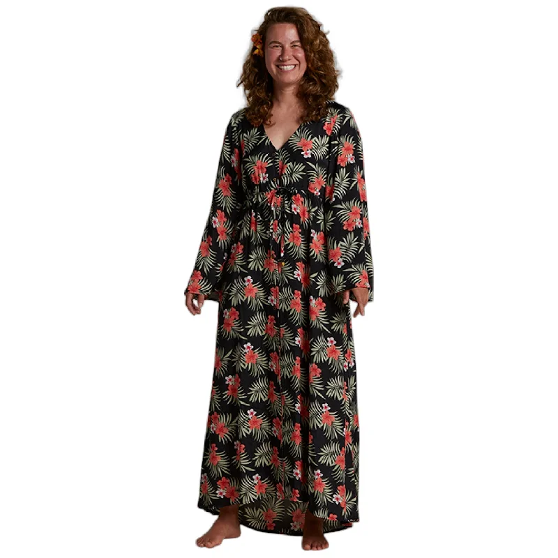 Womens Keke Maxi Dress - Black