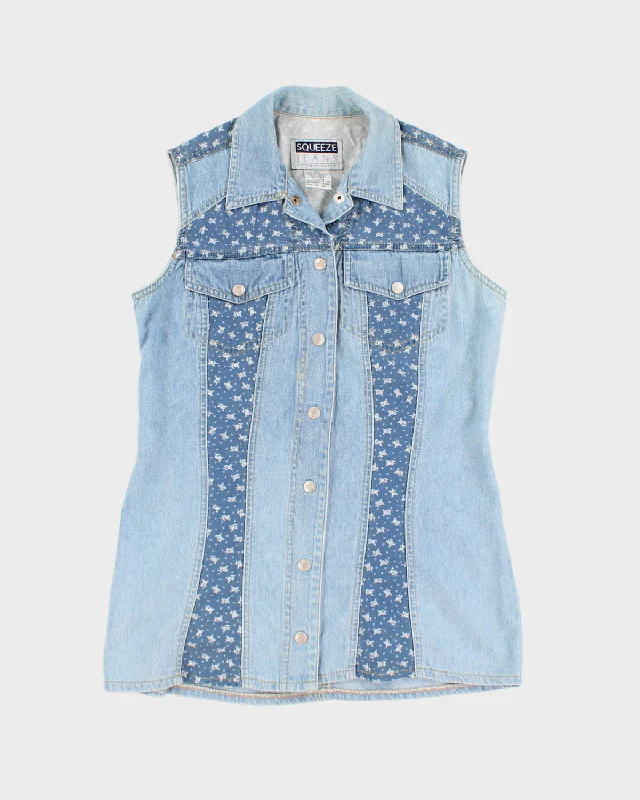 90's Denim Button up - M