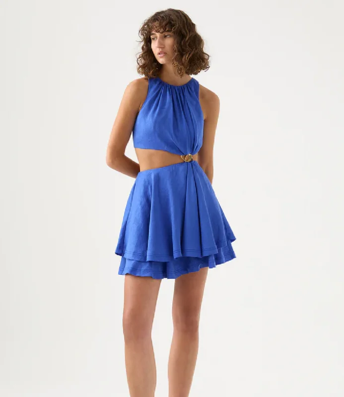 AJE HOLT CUT OUT RING MINI DRESS