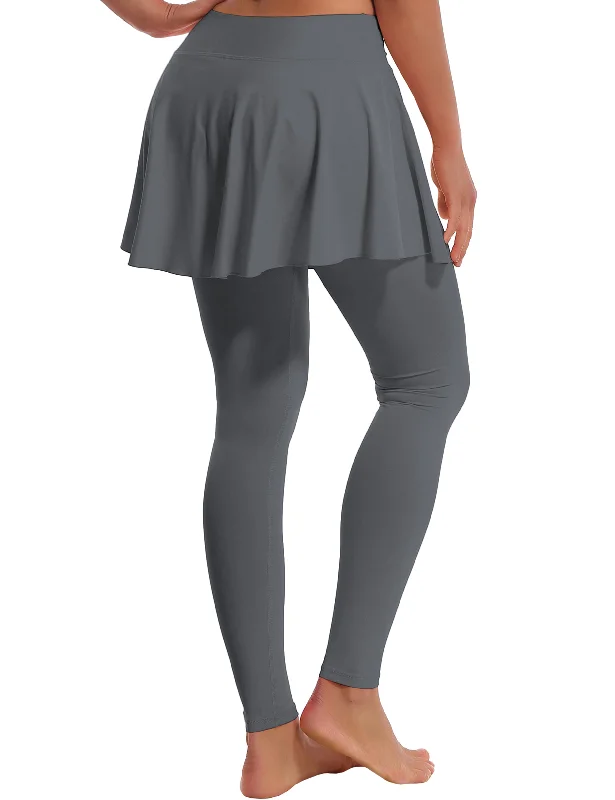 Athletic Tennis Golf Skort with Pocket Shorts gray_yoga