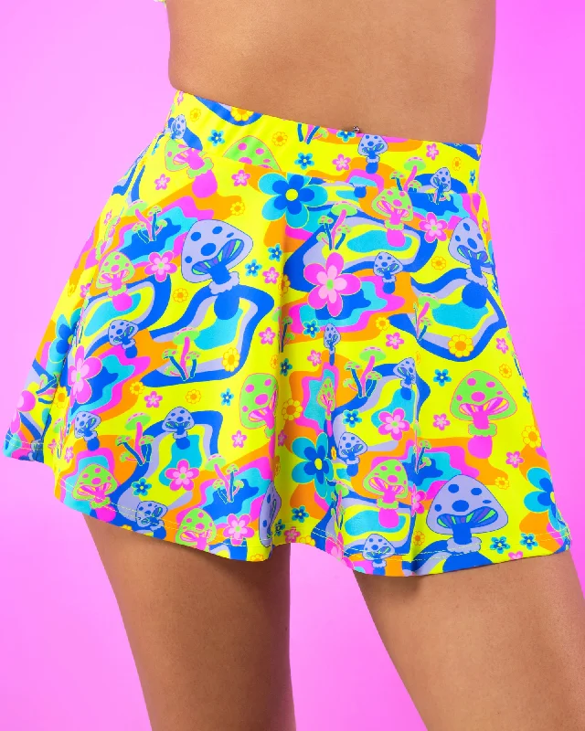 Psychedelic Psilocybin Mini Skirt