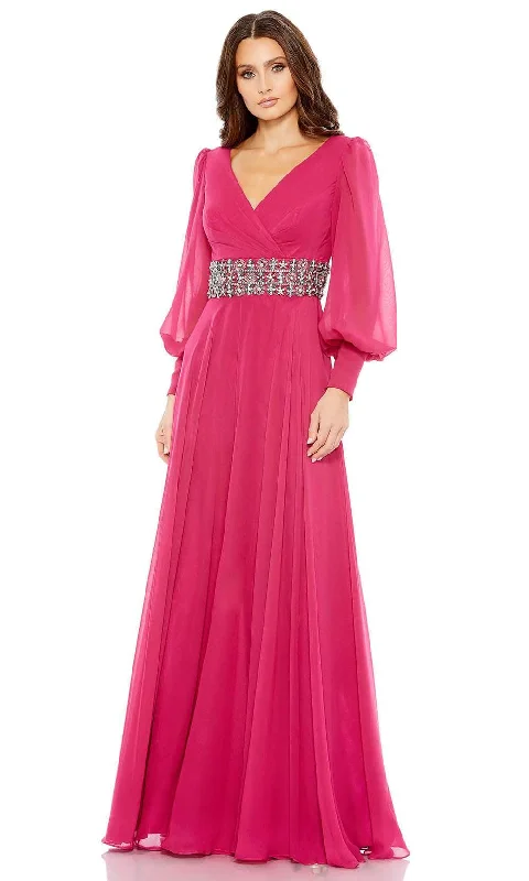 Mac Duggal 79390 - Bishop Sleeve Flowy Evening Gown