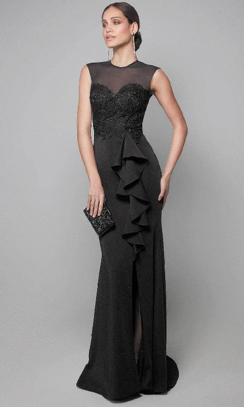 Alyce Paris 27631 - Sleeveless High Neck Formal Dress