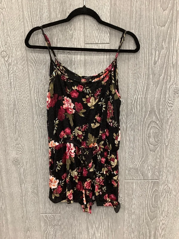 Black Romper Ambiance Apparel, Size L