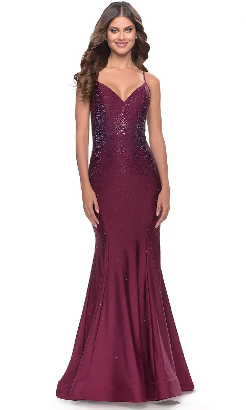 La Femme 31220 - Rhinestone Ornate Mermaid Prom Dress