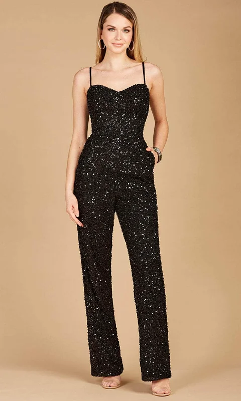 Lara Dresses 29204 - Sleeveless Sparkling Jumpsuit