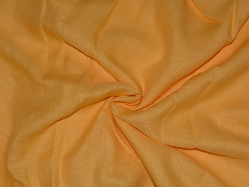 Light Mustard Pure Linen 60 Lea Fabric