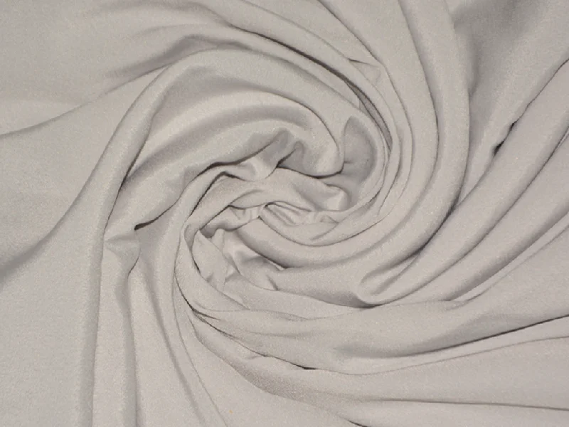 Pastel Gray Plain Satin Fabric