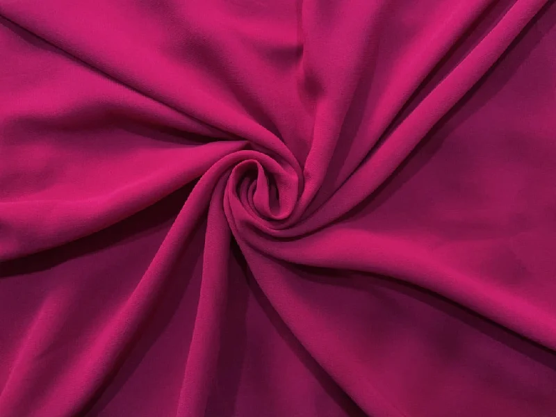 Rani Pink Plain Georgette Fabric