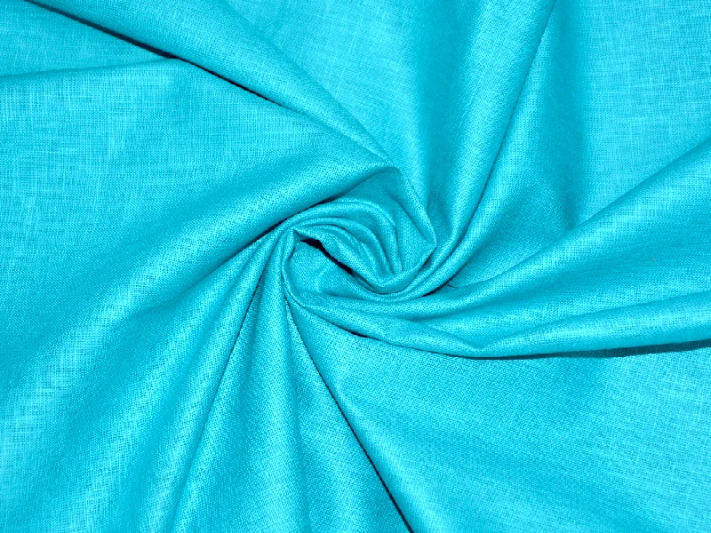 Teal Premium Linen 60 Lea Fabric