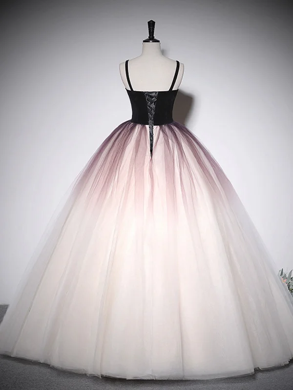 Lovely Ombre Tulle Long Ball Gown, A-Line Sweetheart Neckline Formal Evening Gown Casual Long Skirt Lovely Ombre Tulle Long Ball Gown, A-Line Sweetheart Neckline Formal Evening Gown Casual Long Skirt