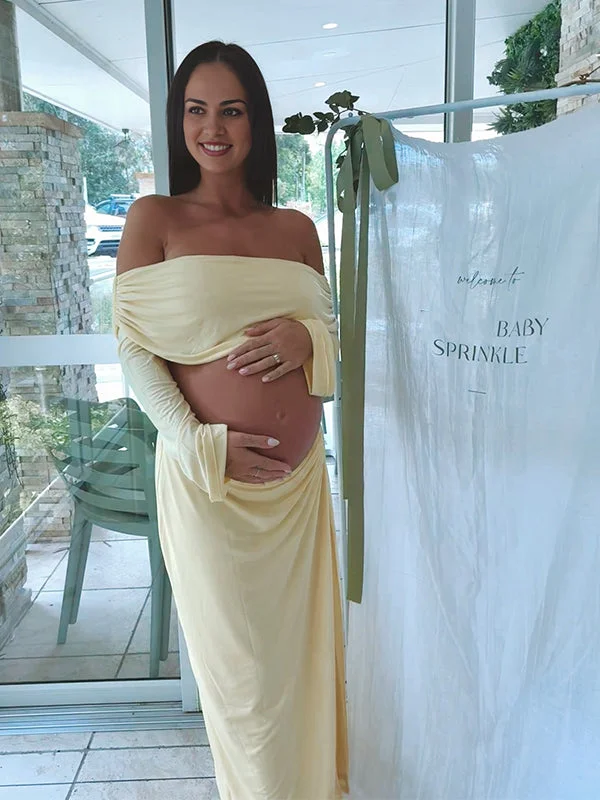 Momyknows Off Shoulder Side Slit Two Piece Set Crop Top And Silver Hardware Split Hem Maxi Skirt Chic Party Elegant Maternity Baby Shower Maxi Dress Maxi Skirt Fashion Momyknows Off Shoulder Side Slit Two Piece Set Crop Top And Silver Hardware Split Hem Maxi Skirt Chic Party Elegant Maternity Baby Shower Maxi Dress Maxi Skirt Fashion