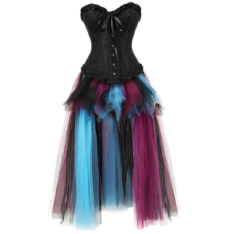Sexy Corsets Dress for Renaissance Women Plus Size Costume Overbust Burlesque Corset and Long Skirt Set Plus Size Party Gowns Maxi Skirt Classic Sexy Corsets Dress for Renaissance Women Plus Size Costume Overbust Burlesque Corset and Long Skirt Set Plus Size Party Gowns Maxi Skirt Classic