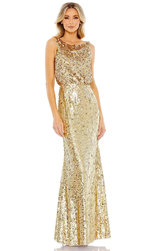 Mac Duggal 93645 - Sequined High Neck Gown