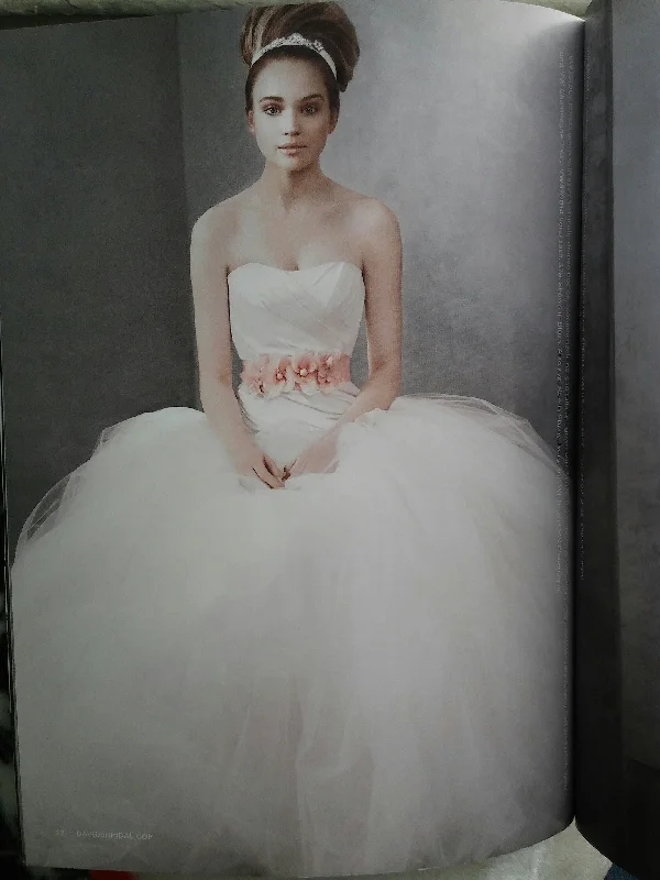 Vera Wang White Taffeta and Tulle